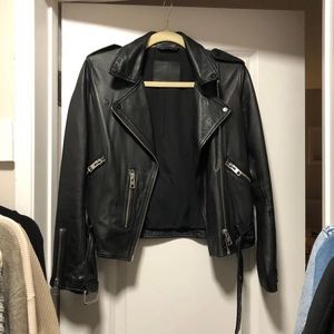AllSaints Balfern leather jacket